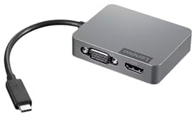 Lenovo USB-C Travel Hub Gen 2, Grau, 4X91A30366