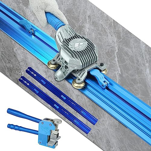 Professional Large Format Tile Cutting Machine, Manual Precise Tile Cutter with Build-in Suction Cups Tile Push Knife Tile Pilers, Ceramic Tile Cutter Machine for 2.2/2.3/3/3.8m Large Tiles 3.8m