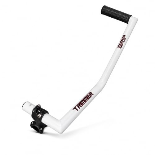 Poignée Ergonomique pour Tondeuse à Gazon, Extension de Poignée pour Désherbant avec Clip de Support, Poignée en Aluminium pour Tondeuse à Gazon, pour L'entretien de la Pelouse,