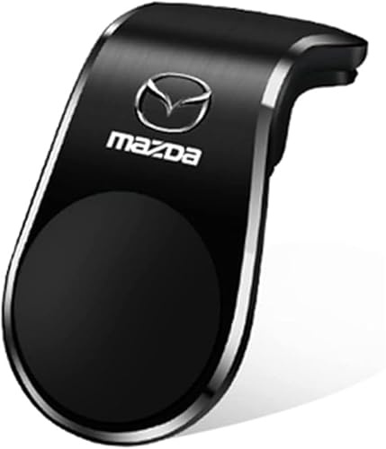 VALBEL Car Phone Holder, for Mazda 2 3 5 6 M5 Ms CX-4 CX-5 CX6 M3 M6 MX3 MX5 Strong Suction Car Phone Mount Super Stable,360° Rotation,One Button Release Smartphones,A