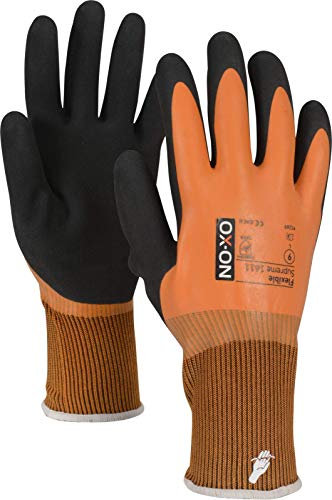 OX-ON HandschuhMan Flexible Supreme 1611, wasserdichte Handschuhe Größe 8-12, 1 Paar (12/3XL)