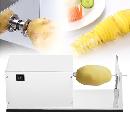 Macchina Per Patate Tornado Fatta In Casa, Taglia Patate A Spirale, Affettatrice Elettrica Per Patate Tornado, Interruttore Di Controllo A Tre Posizioni, Per Feste, Campeggio