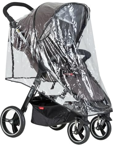 Universal Rain Cover for Pushchair,Windproof&Waterproof Pram RainCover,Baby Stroller TransparentPVC rain Coverfor Pushchair Pram Buggy,Rainproof Windproof Rain Cover,Baby Travel Weather Shield Cover
