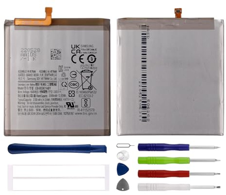 Duotipa Batterie de rechange EB-BS901ABY compatible avec Samsung Galaxy S22 5G SM-S901B avec kit d'outils de réparation
