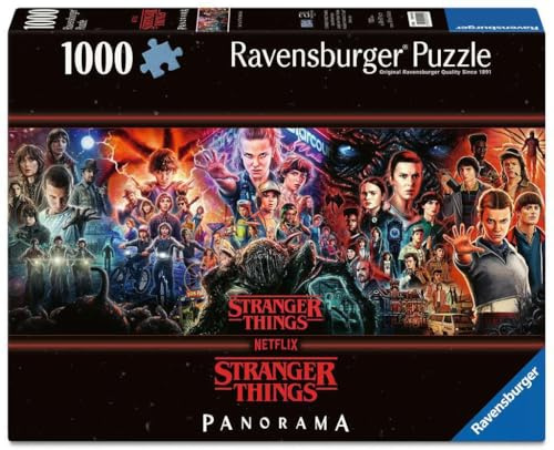 Ravensburger - Puzzle Adulte - Puzzle 1000 pièces - Rendez-Vous de l'autre côté/Stranger Things - Adultes et Enfants à partir de 14 Ans - Puzzle de qualité supérieure - Série TV - 12001502