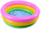 Piscina Hinchable 3 Aros, Piscina Hinchable Infantil, Piscina Hinchable Redonda, Apto para Uso Interior o Exterior, Tres Válvulas de Inflado, Colorido (86 x 25 cm)