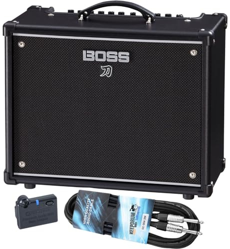 Boss Katana 50 Gen 3 Gitarren-Verstärker mit BT-Dual Bluetooth Adapter und keepdrum Kabel