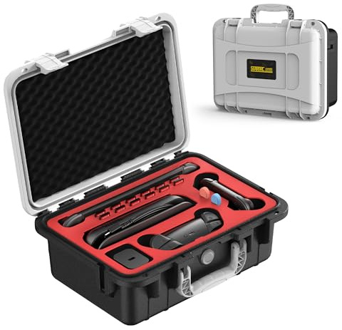 STARTRC GAMES Hard Carrying Case for Nintendo Switch 2 (2025), Professional Waterproof, Soft Lining All in One Travel Carry Case for Switch 2 Console Pro Controller & Accessories, Black & White
