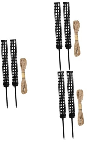 JOINPAYA 3 Sätze Moss Pole Pflanzenstützen Teilig Hohe Rankhilfe Schwarzem Für Kletterpflanzen Wie Monstera Und Erbsen Juteschnur Zur Einfachen Anwendung 2 Stück * 3