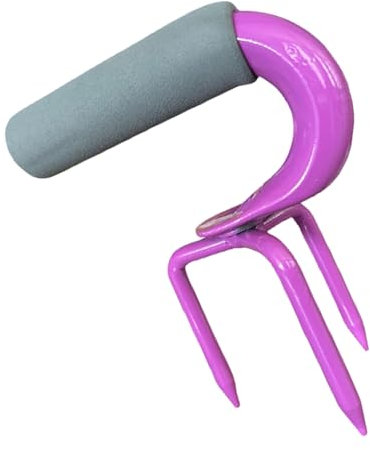 Coltivatore manuale da giardino, impugnatura ergonomica, design triangolare, per un efficiente allentamento del suolo e manutenzione del cortile all'aperto, strumento manuale per giardinaggio