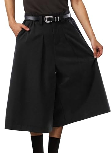 RUMAOZIA Pantalones de hombre falda tradicional estilo japonés samurai falda pantalón tendencia otoño invierno casual pantalones de hombre monocolor samurai hakama pantalones harén holgados ropa