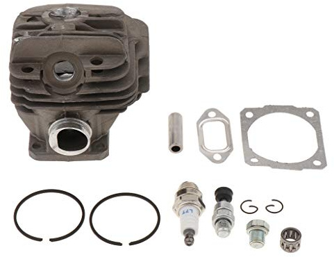 Ensemble cylindre pour 026 MS260 avec joint d'échappement à clip de piston