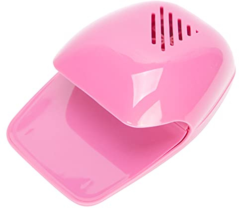YHNNH, Professioneller Mini-Nagelventilator-Trockner for normalen Nagellack, schnelltrocknender Nagellack, Gel-Nageltrockner, Gebläse, Maniküre-Werkzeug(Pink)