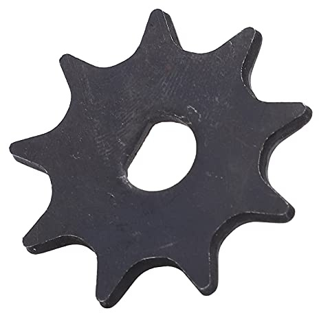 Hapivida 9T High Speed Motor Sprocket Type D, Wear Steel Drive Pinion Gear Chain Wheel, for MY1016/MY1025 Electric Scooter Motor Engine