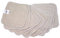 MuslinZ 12PK Bamboo Cotton Terry Wipes 20x20 cms Face Cloth Washable reuseable Baby Wipes (Unbleached)
