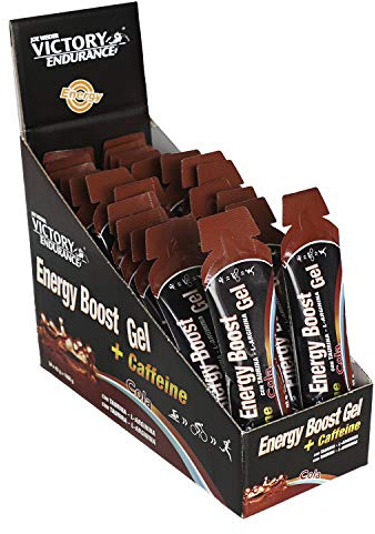 VICTORYENDURANC VICTORY ENDURANCE ENERGY BOOST gel+cafein – produit multifonction à large champ d’application, coffret de 24 pièces, s’intègre facilement dans une routine de tous les jours et est conç