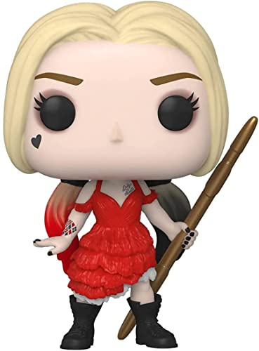 Funko Pop! Movies: TSS - Harley Quinn - (Damaged Dress) - Suicide Squad 2 - Figura de Vinilo Coleccionable - Idea de Regalo- Mercancia Oficial - Juguetes para Niños y Adultos - Movies Fans