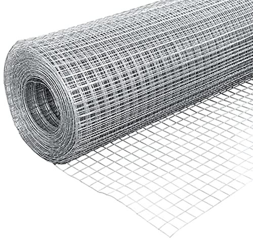 Stacheldrahtzaun Jede Rolle 50 Ft Bandnetz Zaunnetze Wasserdicht und Korrosionsbeständig Perfekt für Hof und Kunsthandwerk (Color : 10CM Hole X 6MM THICK-1X2M)