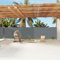 vidaXL Seitenmarkise Ausziehbar Anthrazit 180x1200 cm