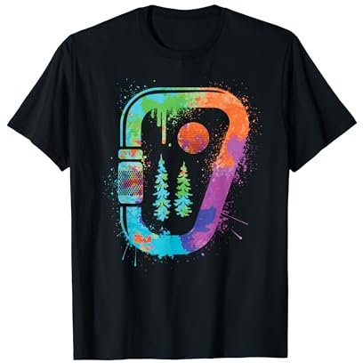 Bouldern Freiklettern Mädchen Jungen Berge Klettern Kinder T-Shirt