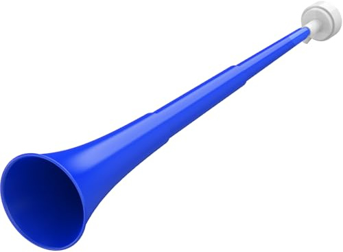 Collapsible Stadium Horn 24 Inch Vuvuzela Plastic Trumpet Horn Blow Horn Noisemakers Loud Sound Soccer Horn Cheer Horn for Sporting Events Graduation Games School Party Supplies Favors Accessories