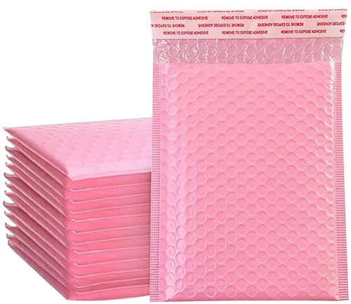LuftpolsterumschläGe 100 Stück grüne Luftpolstertaschen, gepolsterte Versandumschläge, Poly-Umschläge for Verpackungen, selbstdichtende Versandtaschen, Luftpolsterfolie Versandtaschen Luftpolster(Colo