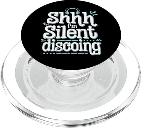Silent Disco Party Kabellose Kopfhörer Dance Vibes Tee PopSockets PopGrip für MagSafe