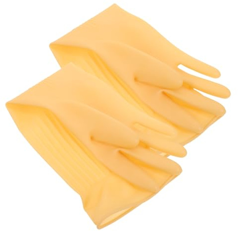 BEBEMOKO 2pcs Kitchen Cleaning Gloves Extra Dish Washing Gloves Comfortable for Household Use