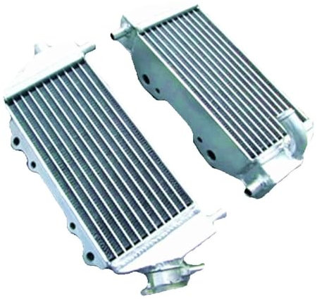 AMXHYVS Compatibile con KX125 1994 1995 1996 1997 1998 1999 2000 2001 2002 Radiatore di Raffreddamento del Liquido di Raffreddamento in Alluminio Serbatoi di Troppo Pieno Radiatori per Moto