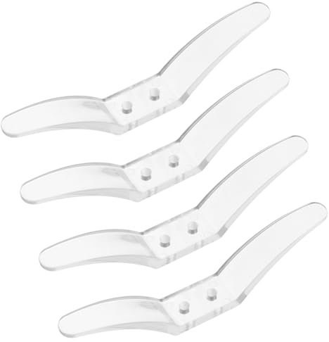 SMASOLO Gancho para Cortina Enrollable Grande De Pom, Gancho De Posicionamiento Resistente y Duradero, Sujetador para Persianas Enrollables Motorizadas, Uso Doméstico y Ventanas, Pack De 4 Unidades