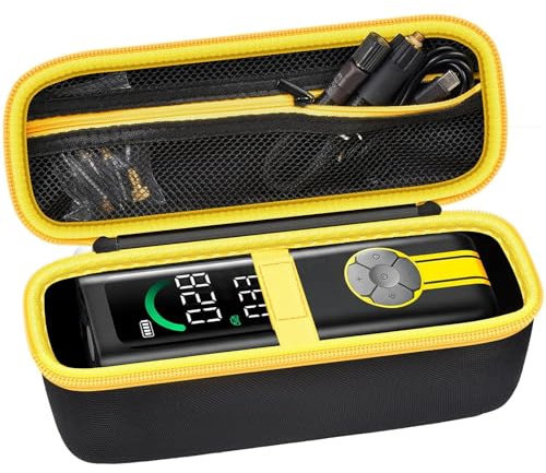 Étui de Transport Compatible avec Fanttik X10 Cross, X9 APEX, X8 APEX, APEX EV, pour compresseur d'air Portable, Pompe à air Fantik et Accessoires, avec Poche en Maille (Sac Uniquement)