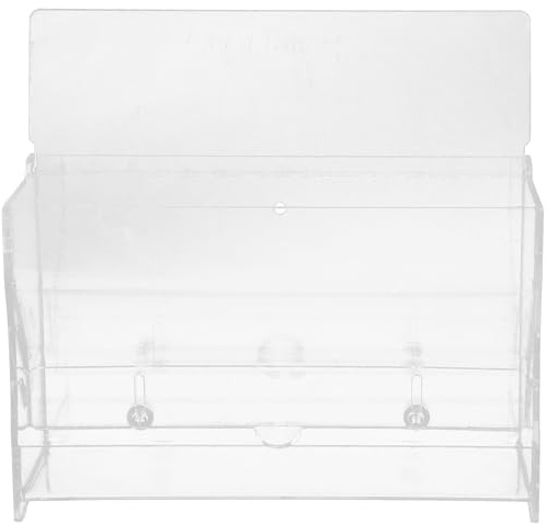 Homoyoyo Mangeoire pour Poules Automatique Acrylique Transparent Distributeur de Nourriture pour Cage à Poules Gamelle Pratique pour Élevage