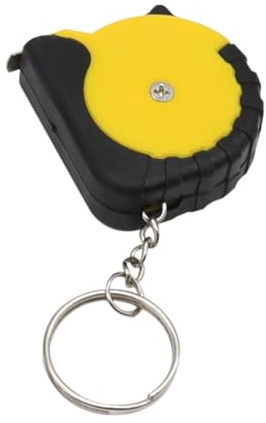 FACAIIO Mètre ruban multifonction de 1 m avec porte-clés, pour règle métrique double face et pouce, pour ruban compact en acier souple, menuiserie, dessin, mesure de meubles