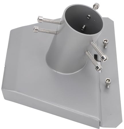 Generic Piastra di Montaggio Sul Tetto per Montaggio su Palo per Antenne Satellitari per Parabola Standard Gen3 V3, Installazione Semplice, capacità di Carico di 500 Libbre, Design Elegante, per un