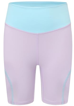 SEAUR Cuissard de Sport Fille - Short Cycliste Extensible Respirant Séchage Rapide - Legging Court pour Danse Yoga Gym Enfant 4-13 Ans