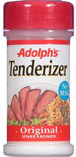 Adolphs Meat Tenderizer, Unseasoned, 3.5 oz (Pack - 6)
