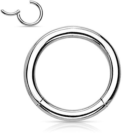 Treuheld® | Segmentring-Clicker aus Chirurgenstahl | 67 Größen