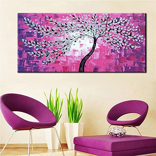 Quuzee 5D Groß Diamant Painting Bilder Roter Geldbaum 80x220cm Erwachsene DIY 5D Diamant Malerei Nach Zahlen Set Vollbohrer Kristall Strass Stickerei Kreuzstich Kunsthandwerk für Wohnzimmer Wand Deko