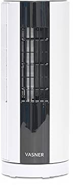 VASNER MilliFan – mini ventilatore a torre silenzioso, con operazione di tocconero & timer, ideale per la scrivania, oscillante & 3 livelli di velocità