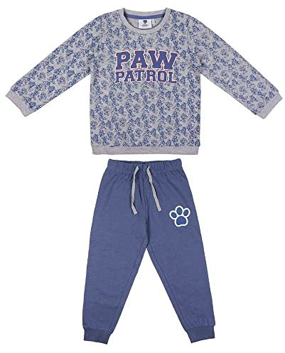 CERDÁ LIFE'S LITTLE MOMENTS Baby Boys Trainingsanzug Kinder Paw Patrol Zweiteiliger Turnanzug Jungen-Offizielle Nickelodeon Lizenz, Grau, 3 Jahre