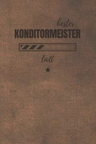 bester Konditormeister lädt: Planer 2022 für die Fortbildung zum Meister | Perfekt für Männer, die Ihre Meisterprüfung strukturieren | Konditor Geschenk