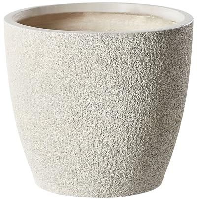 Blomkruka Planteringskruka Lera Off-White 36 x 36 x 32 cm Kannia