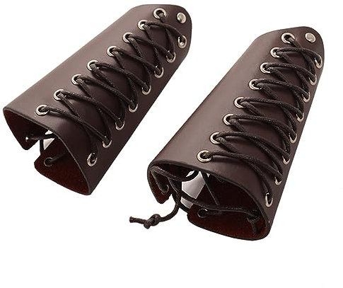 Breites Armschienen für Herren, nordisches Leder, Schnürung, Armstulpen, Cosplay, Requisiten, Kostüm, Stulpenarmband