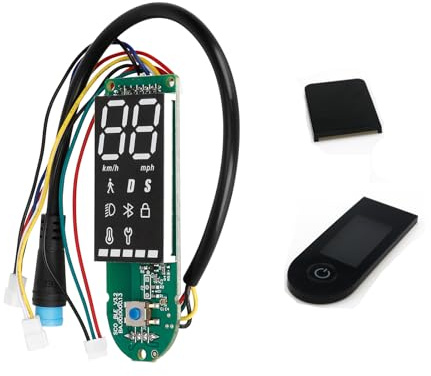 XBERSTAR Mi 3 instrumentbräda skydd ersättning kretskort för Xiaomi Mi 3 elektrisk skoter instrumentbräda bluetooth kretskort skärmskydd (bräda + skydd)