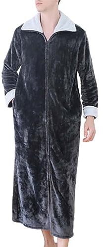 MJGkhiy Vestaglia Donna Pile Lunga/corta Taglie Forti Manica Lunga Flanella Accappatoio Vestaglie In Pile Con Cappuccio Caldo Camicia Da Notte Pigiama Per Casa Hotel Spa Peluche Accappatoio