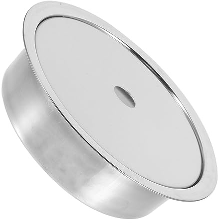 OUNONA Anneau Chauffant à Induction 240 Mm Couvercle 205 Mm En Acier Inoxydable Pour Plaque à Induction Diffuseur De Chaleur Ustensiles Cuisine Et Table à Fondue