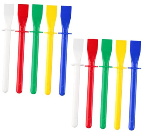 Uonlytech 10pcs Leather Craft Glue Spreaders Glue Smears Sticks DIY Tool for Pu Leather Crafts