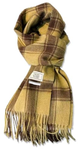 Weximil 100 Australische Wollschal, gestrickt, weich, warm, Halsbekleidung für Damen und Herren