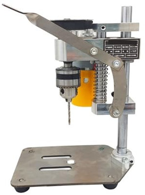 Mini trapano a colonna, trapano a colonna da banco Mini Trapano Da Banco Da Tavolo In Miniatura Piccolo Fai Da Te Strumento Di Riparazione Di Orologi Di Precisione Desktop DC Casa Perforatrice per fai