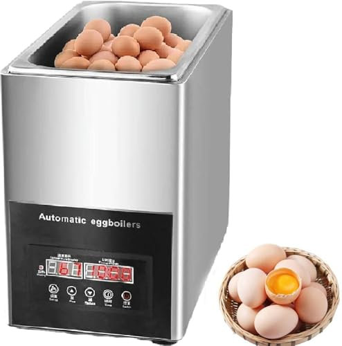 Cocedor De Huevos De Aguas Termales De 800 W,Cocedor De Huevos Eléctrico Automático Inteligente,Cocina Fácilmente 50 Huevos Pasados ​​por Agua O Huevos Duros,Comercial,220V